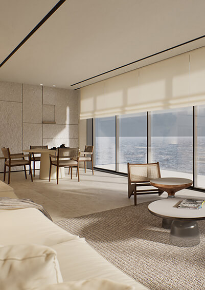 Waterfront - One-Bedroom Apartment